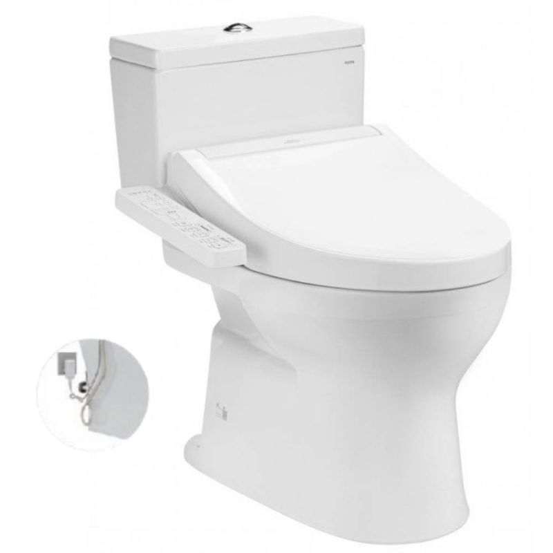 Bàn cầu 2 khối TOTO CS302DW16 nắp điện tử Washlet C2 TCF23410AAA